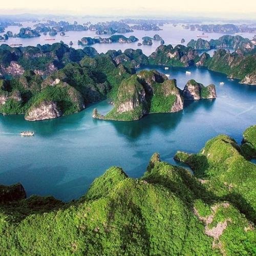 Day 5: Cat Ba, a vantage point over Halong Bay.